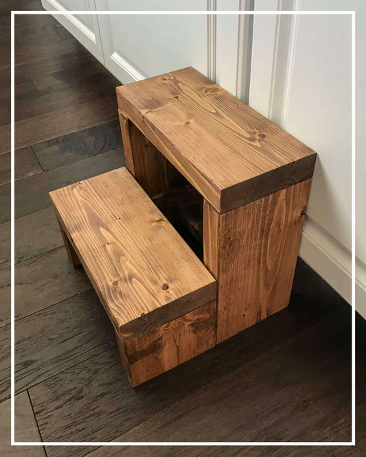 Large Two Step in Special Walnut Stain