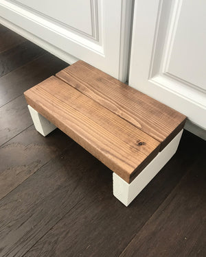 Little Boost in Lion White Paint and Special Walnut Stain
