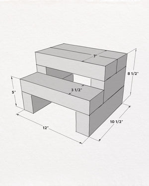 Split Top Two Step Dimensions