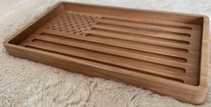 American Flag Tray