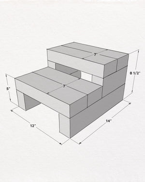 Double Split Two Step Dimensions