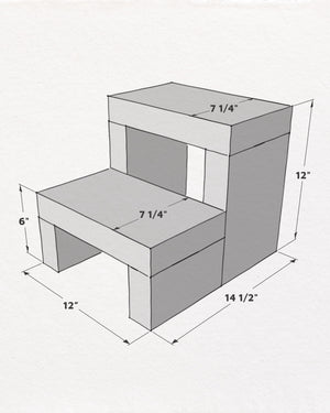 Jumbo Two Step Dimensions